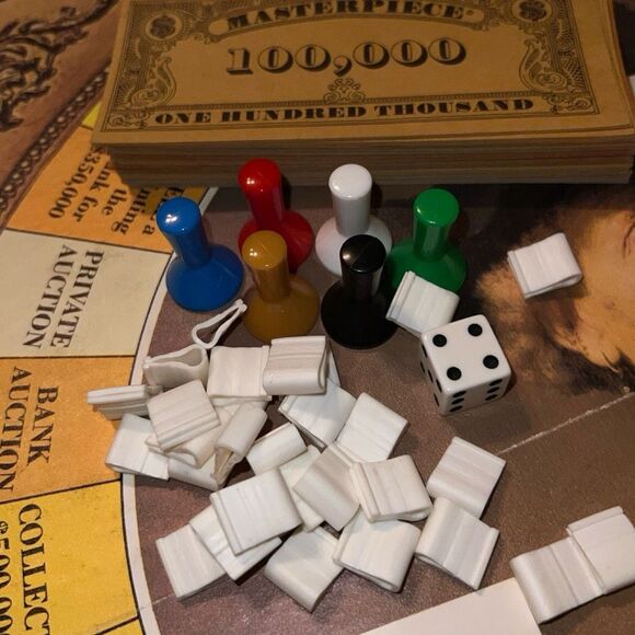 Vintage 1970 Paker Brothers Masterpeice The Art Auctiion Game Complete - Picture 2 of 11